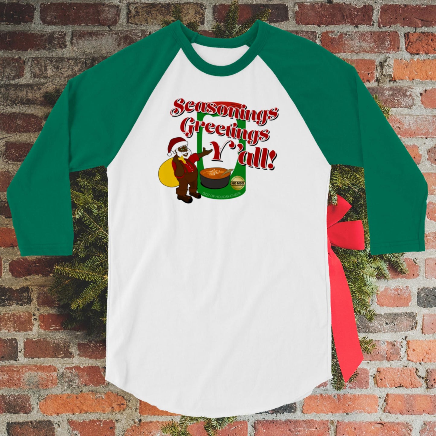 Seasonings Greetings 3/4 sleeve shirt