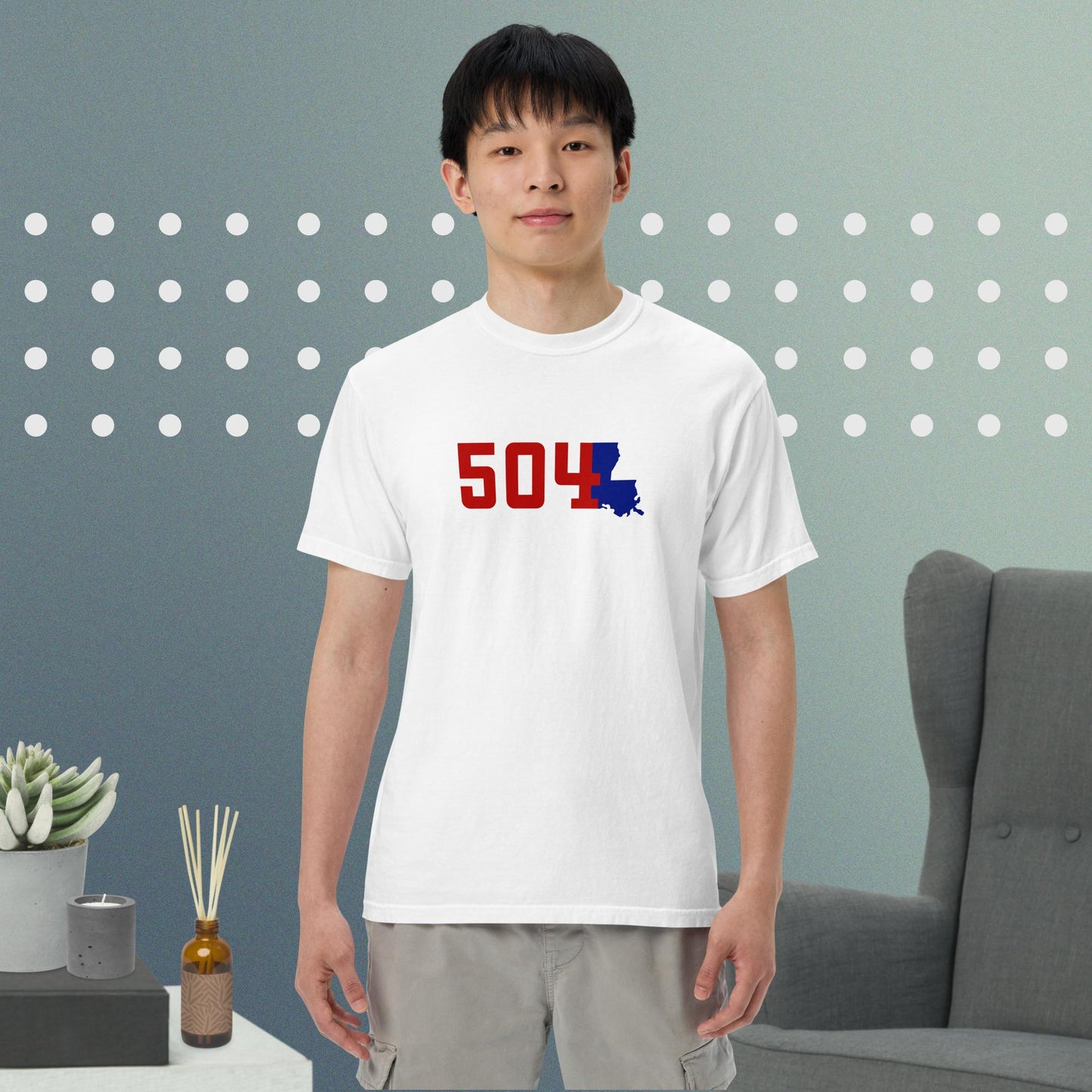 504 - Red & Blue - Area Code T