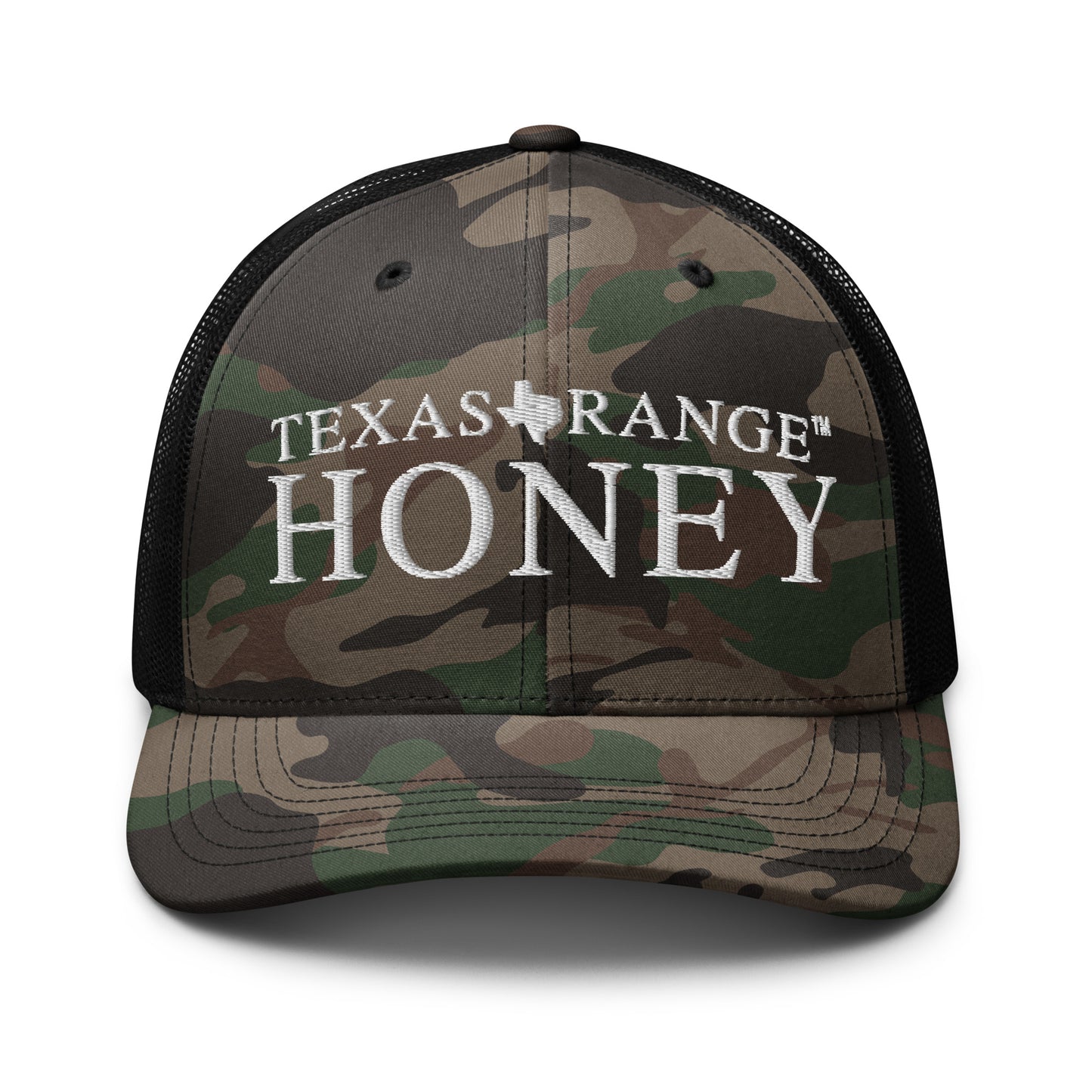 Texas Range Honey Camouflage trucker hat