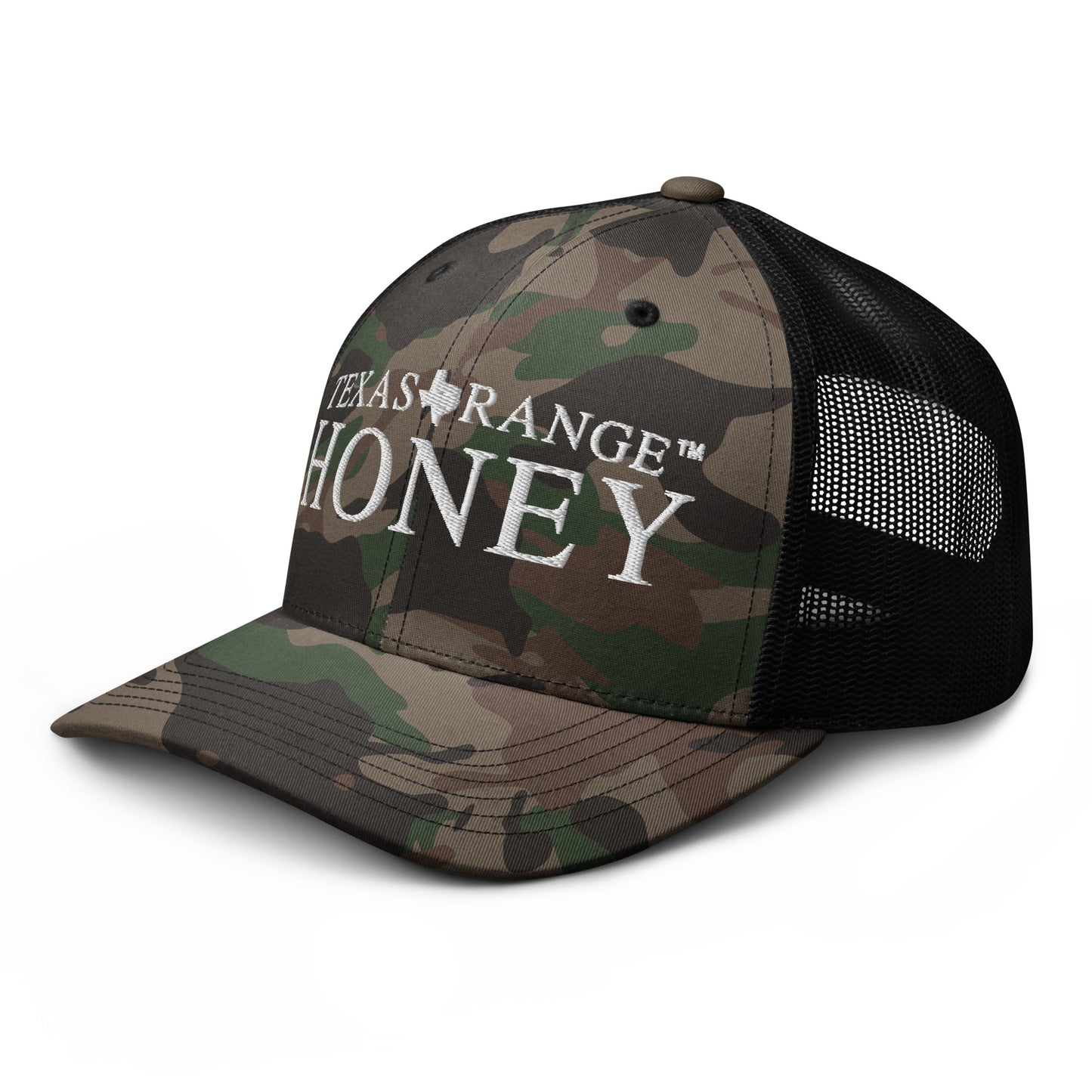 Texas Range Honey Camouflage trucker hat