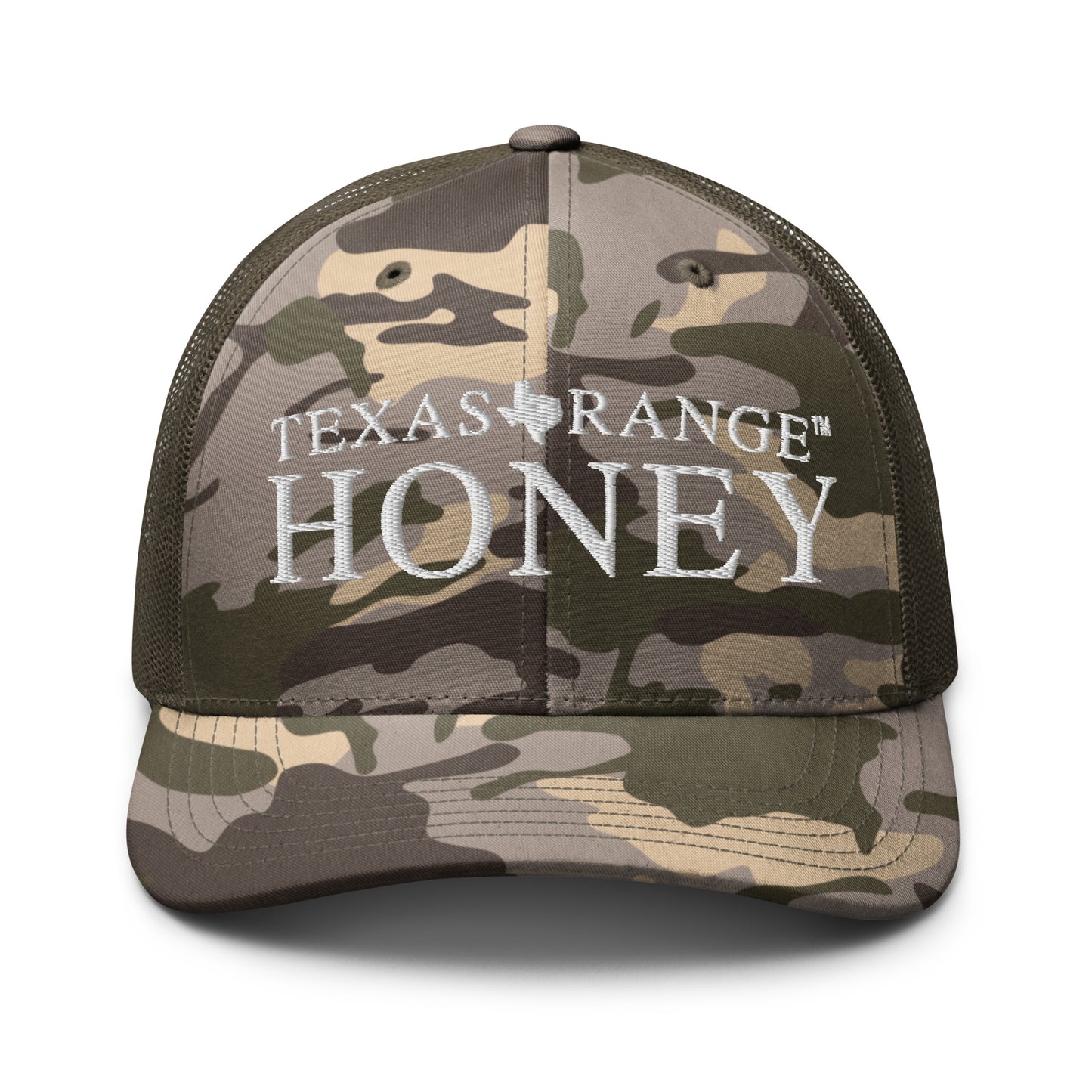 Texas Range Honey Camouflage trucker hat