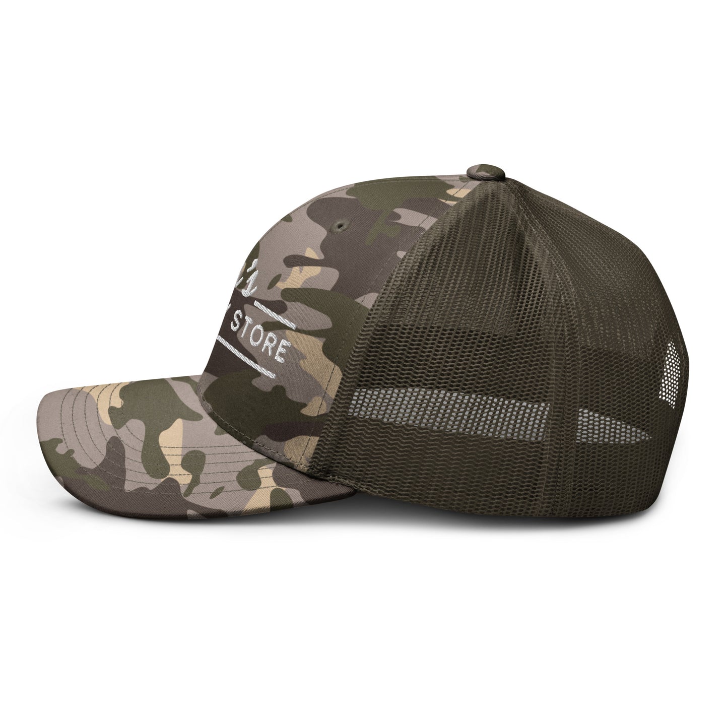 Sis's Country Store Camouflage trucker hat