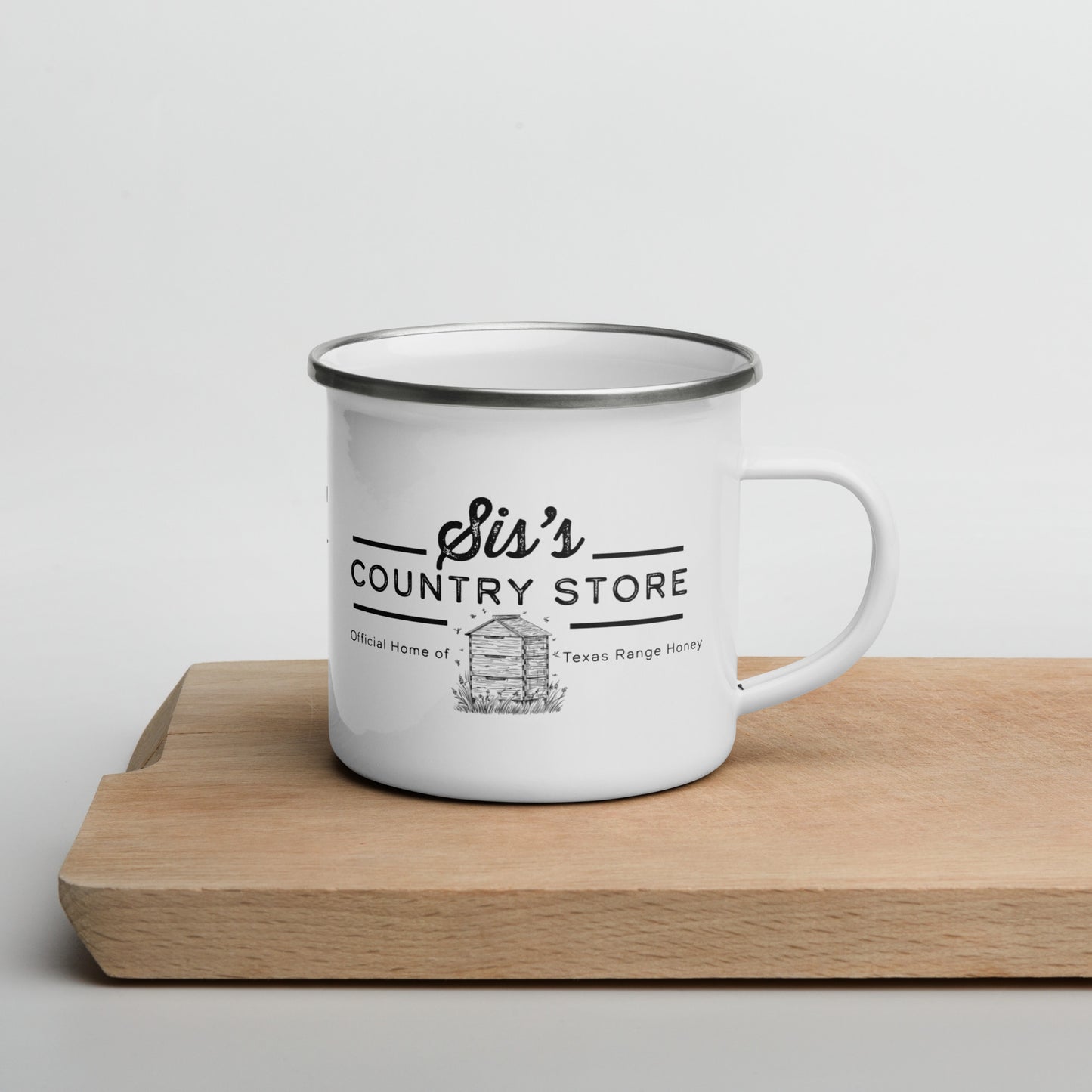 Texas Range Honey/ Sis's Country Store Enamel Mug