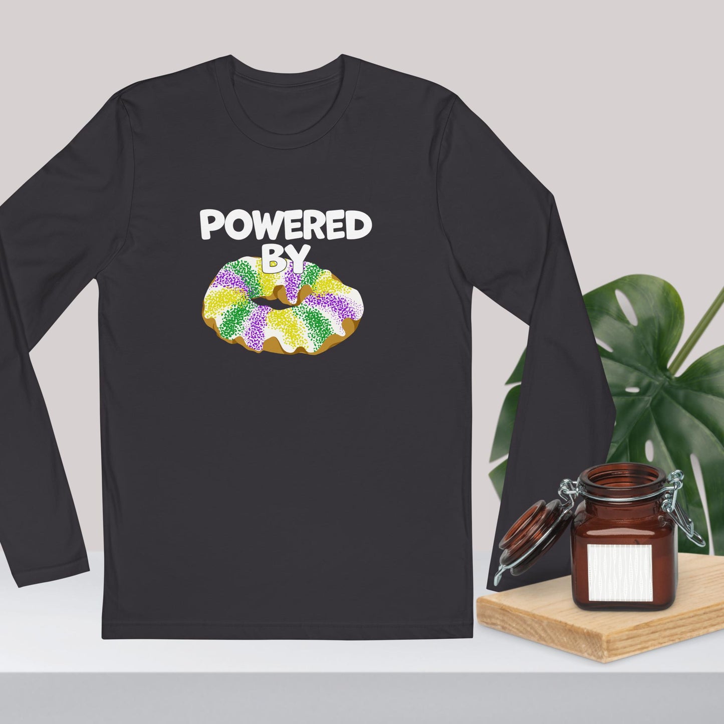 Powered By King Cake Long Sleeve