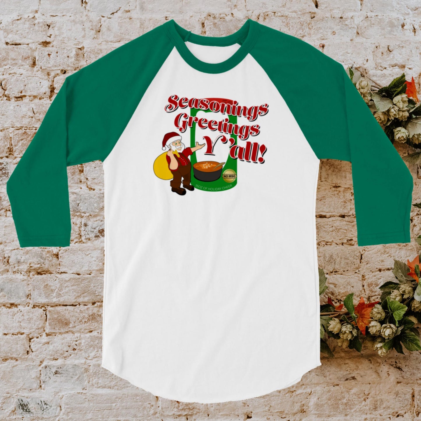 Seasonings Greetings 3/4 sleeve shirt