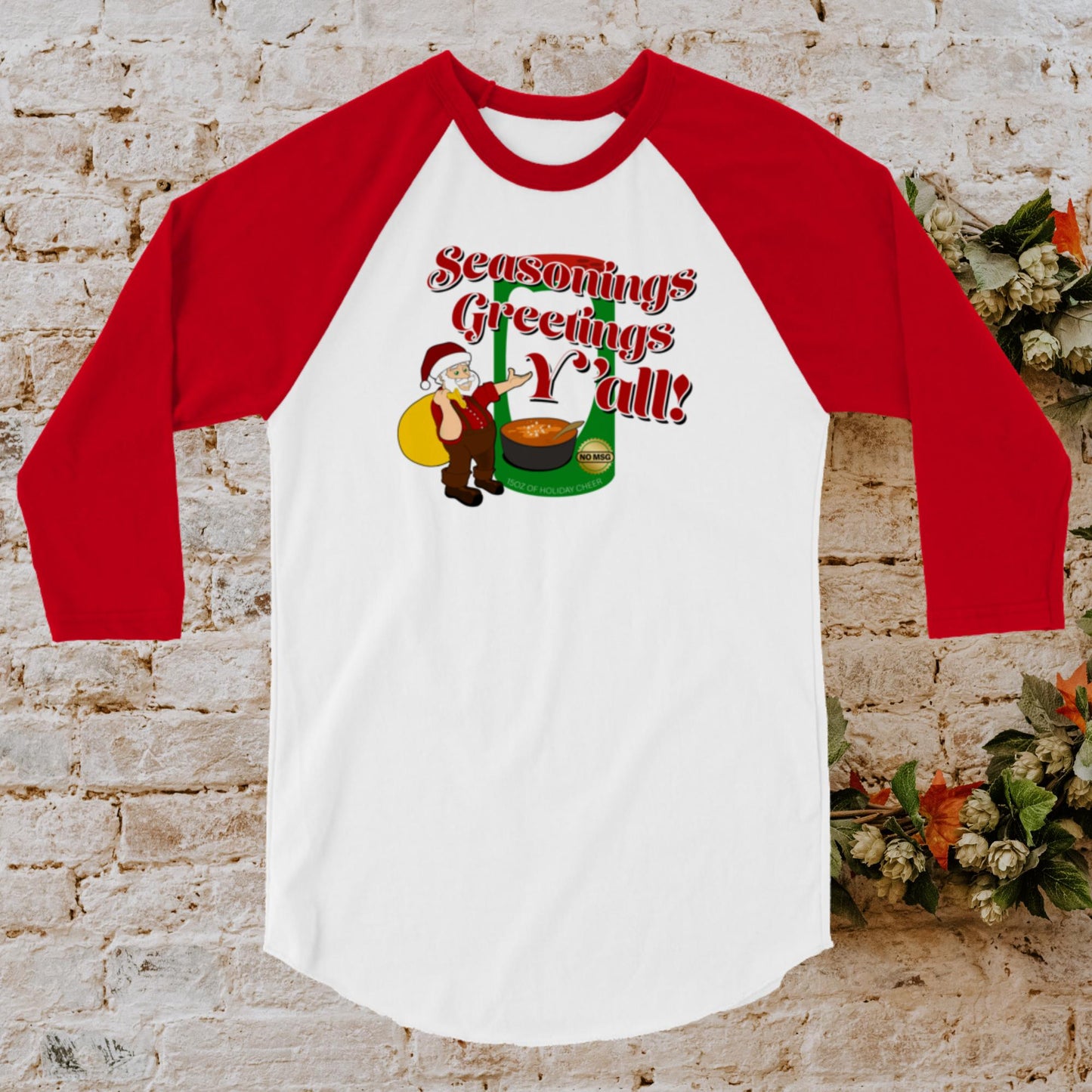Seasonings Greetings 3/4 sleeve shirt