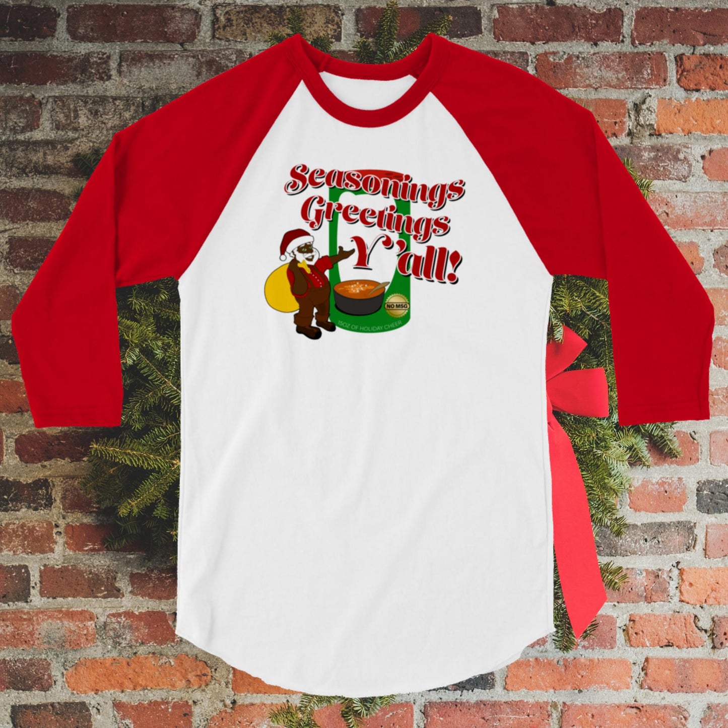 Seasonings Greetings 3/4 sleeve shirt