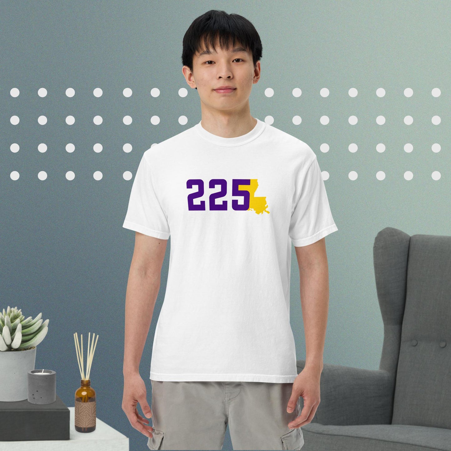 225 - Purple & Gold - Area Code T