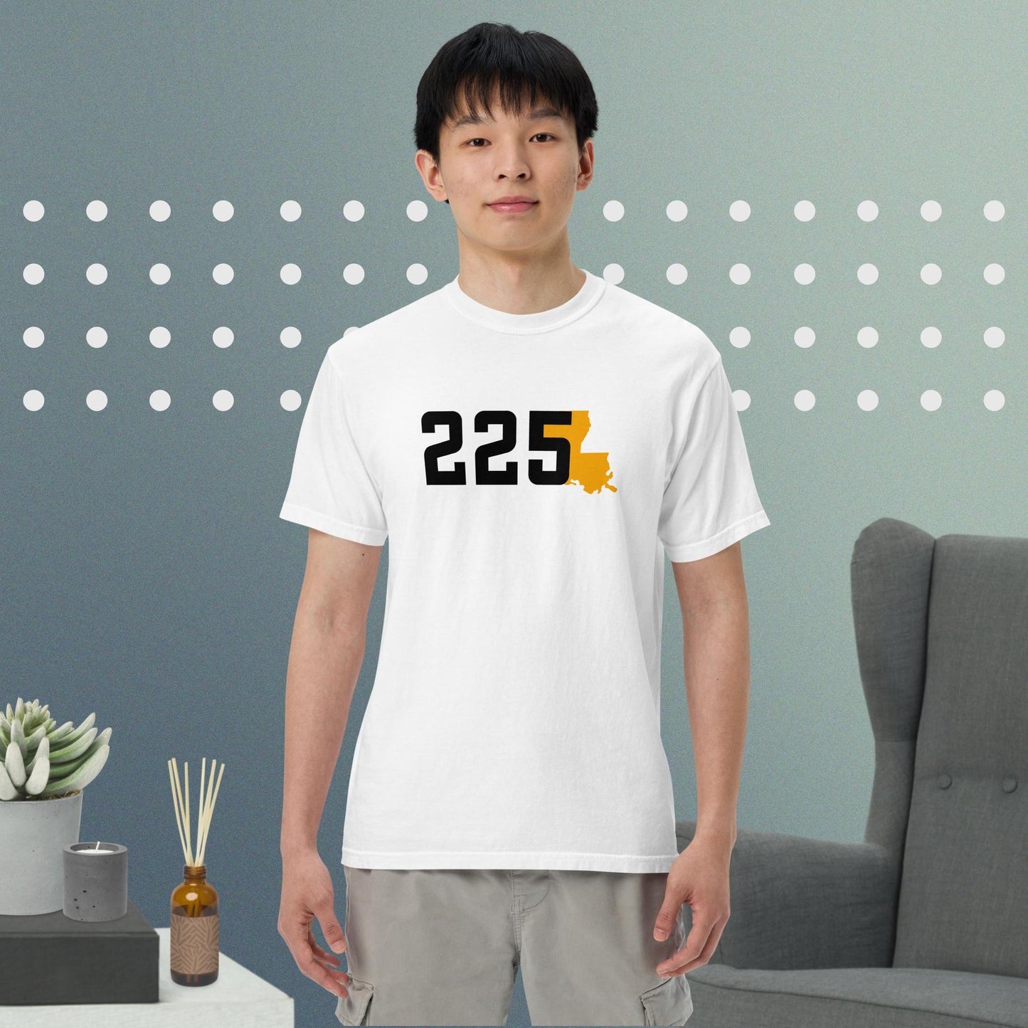 225 - Black & Gold - Area Code T