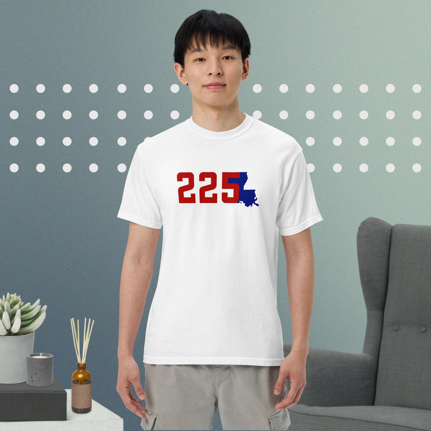 225 - Red & Blue - Area Code T