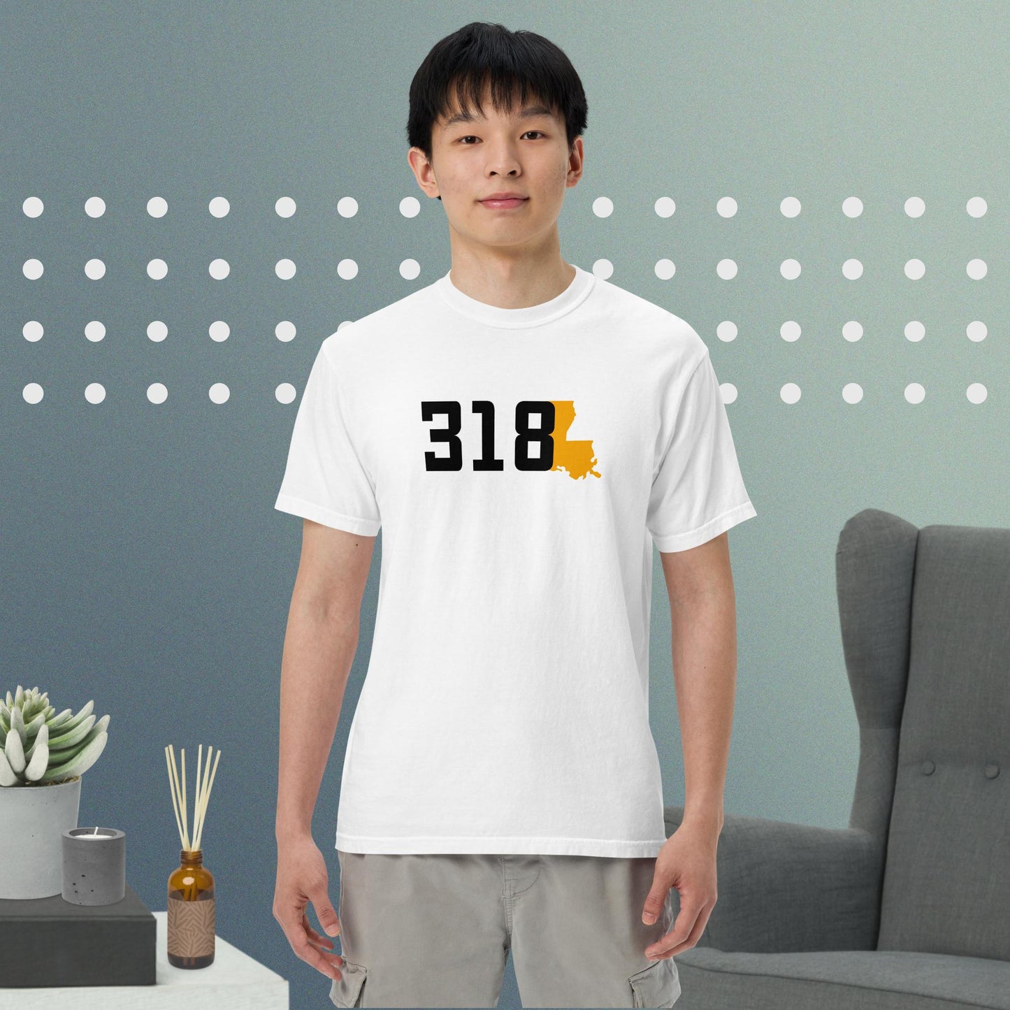 318 - Black & Gold - Area Code T