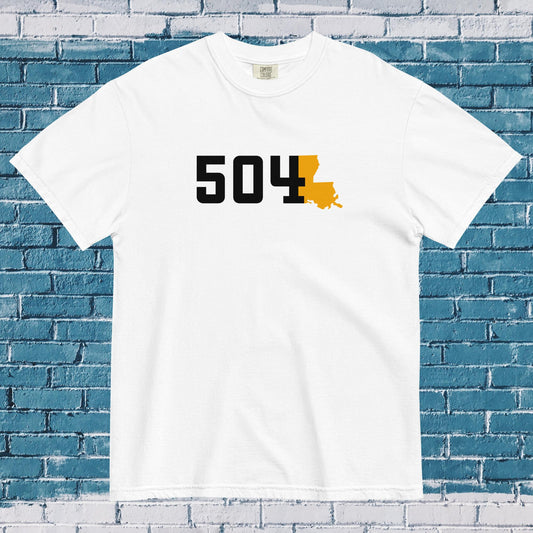 504 - Black & Gold - Area Code T