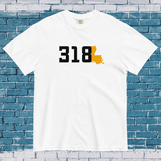 318 - Black & Gold - Area Code T