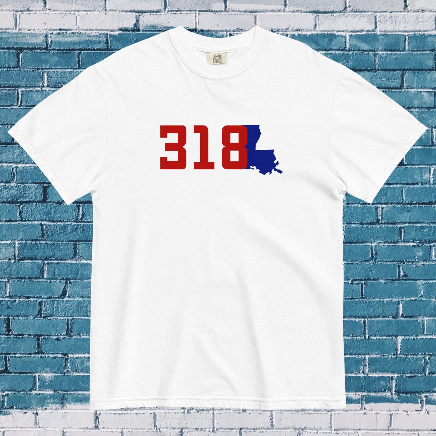 318 - Red & Blue - Area Code T