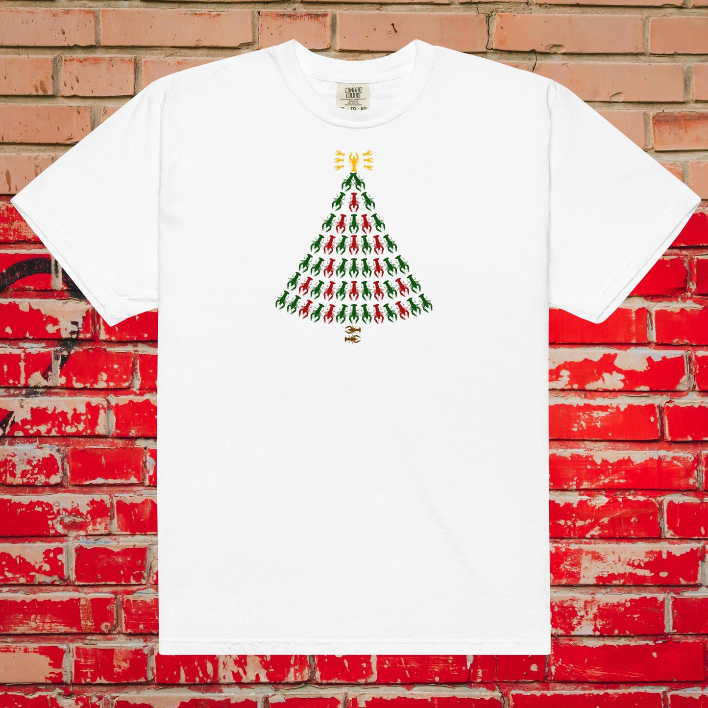 Crawfish Christmas T-shirt